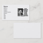 Carte De Visite Tesla notre puissance conduite par machines (Devant / Derrière)