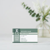 Carte De Visite test oeil fleur de lys (Debout devant)