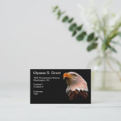 Carte De Visite Tête américaine d'Eagle chauve (Debout devant)