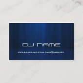 Carte De Visite Tête de bleu du DJ (Dos)