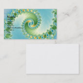 Carte De Visite Tête de fidèle - Art fractal (Devant / Derrière)