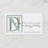 Carte De Visite Tête de journal no 3 Mini impression (Dos)