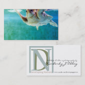 Carte De Visite Tête de journal no 5 Mini impression (Devant / Derrière)