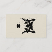 Carte De Visite Tête de loup (Dos)