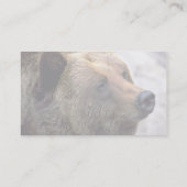 Carte De Visite Tête d'ours (Dos)