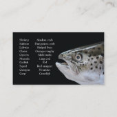 Carte De Visite Tête Saumon (Dos)