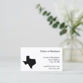 Carte De Visite Texas à Black and White (Debout devant)