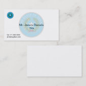 Carte De Visite Texas Great Seal (Devant / Derrière)