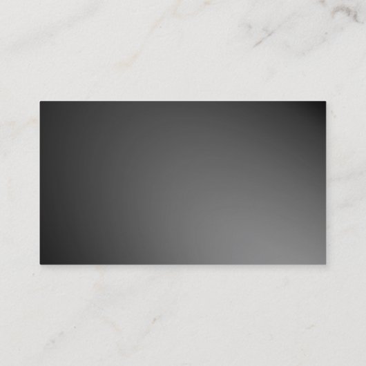 Carte De Visite Texte courbe simple 06 - gris (Dos)