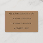 Carte De Visite Texte de la Bible Éphésien 6 Mets sur l'Armure com (Dos)