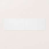 Carte De Visite Texte gras minimaliste (Intérieur déplié)