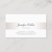 Carte De Visite Texte manuscrit Moderne Élégant Simple Modèle (Devant)