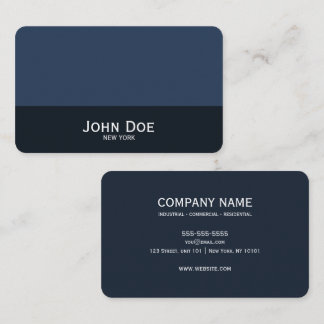 Carte De Visite TEXTE PERSONNALISÉ - Créez votre propre minimalist