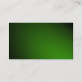 Carte De Visite Texte simple 06 - Spotlit - Vert (Or) (Dos)