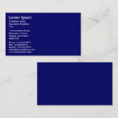 Carte De Visite Texte simple - Dp Navy (Devant / Derrière)