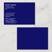 Carte De Visite Texte simple - Dp Navy (Devant / Derrière)