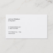 Carte De Visite Textile dégradé (Dos)