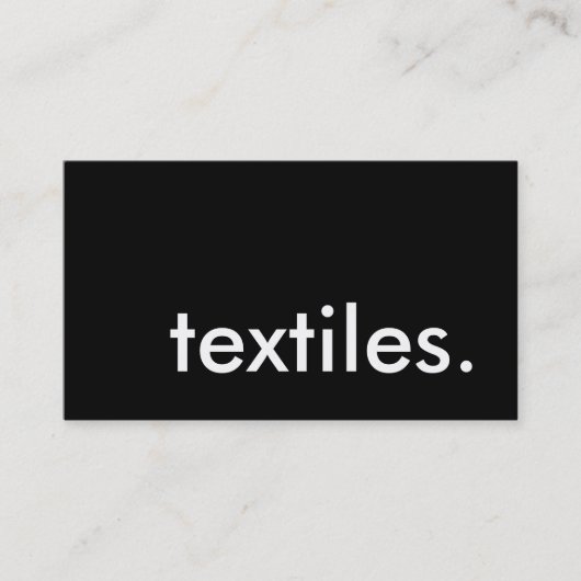 Carte De Visite textiles. (Devant)