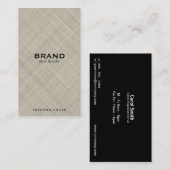 Carte De Visite Texturé (Devant / Derrière)