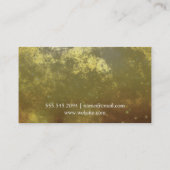 Carte De Visite Texture à étincelles d'or (Dos)