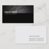 Carte De Visite Texture à la mode (Devant / Derrière)