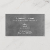 Carte De Visite Texture Abstraite du mur de pierre recouvert de mo (Dos)