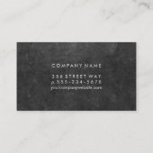 Carte De Visite Texture / Ardoise (Dos)