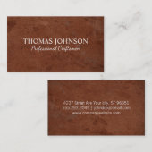 Carte De Visite Texture | Artisans (Devant / Derrière)