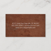 Carte De Visite Texture | Artisans (Dos)