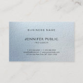Carte De Visite Texture attrayante Look Glam Moderne Plain Luxe (Dos)