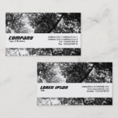 Carte De Visite Texture Band - Dans les arbres (Devant / Derrière)