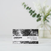 Carte De Visite Texture Band - Dans les arbres (Debout devant)