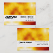 Carte De Visite Texture Band - Éclair solaire (Devant / Derrière)