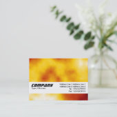Carte De Visite Texture Band - Éclair solaire (Debout devant)