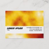 Carte De Visite Texture Band - Éclair solaire (Dos)