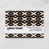Carte De Visite Texture Band - eXcess (Dos)