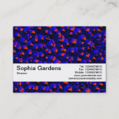 Carte De Visite Texture Band V2 - Abstrait 080716(2) (Dos)