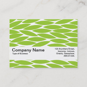Carte De Visite Texture Band V2 - Feuilles Abstraites - Vert Marti