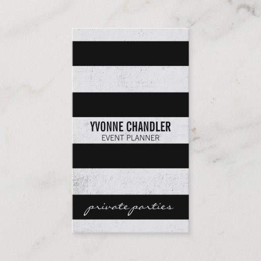 Carte De Visite Texture / Bandes (Devant)