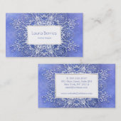 Carte De Visite Texture baroque de grunge de style (Devant / Derrière)