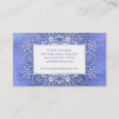 Carte De Visite Texture baroque de grunge de style (Dos)