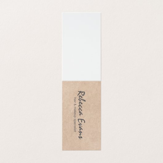 Carte De Visite Texture (beige) (Extérieur déplié)