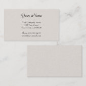 Carte De Visite Texture blanche cassée (Devant / Derrière)