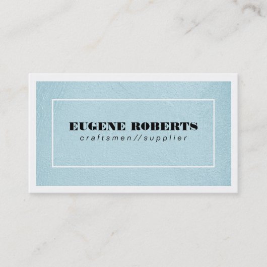 Carte De Visite Texture bleu / Bordure 2 (Devant)