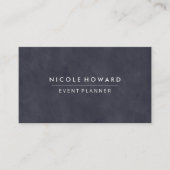 Carte De Visite Texture bleu violet profond (Devant)