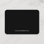 Carte De Visite Texture brossée colorée (Dos)