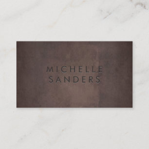 Carte De Visite Texture Brown lisse Arrière - plan simple