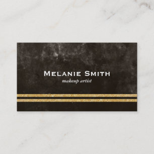 Carte De Visite Texture / Brown profond / Bars double or