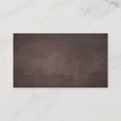Carte De Visite Texture Brown | Yoga (Dos)