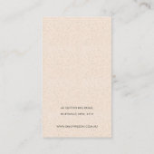 CARTE DE VISITE TEXTURE CÉRAMIQUE BLANCHE TROIS AFFICHES DE REPROD (Dos)